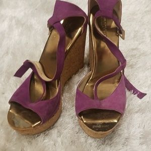 Jimmy Choo cork wedges